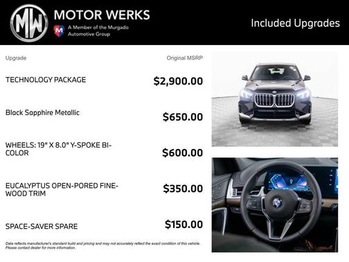 Black Sapphire Metallic 2026 BMW X1 xDrive28i