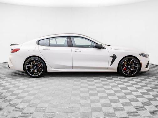 Alpine White 2023 BMW M8 Gran Coupe Competition