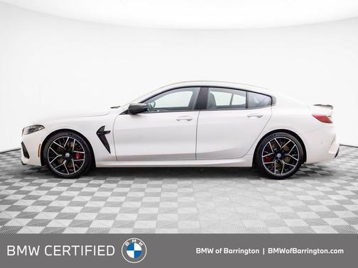 Alpine White 2023 BMW M8 Gran Coupe Competition