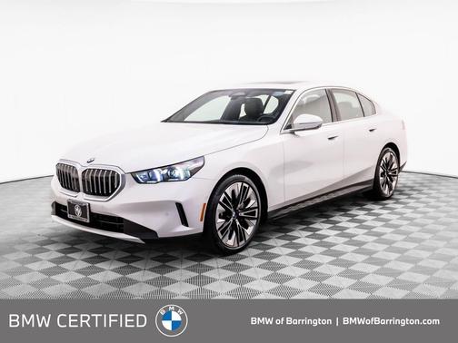 White Metallic 2024 BMW 530 xDrive