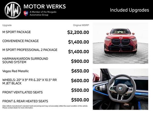 Vegas Red Metallic 2026 BMW X3 30 xDrive