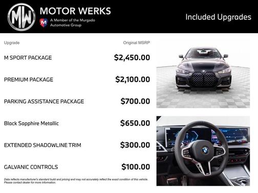 Black Sapphire Metallic 2026 BMW 430 i xDrive