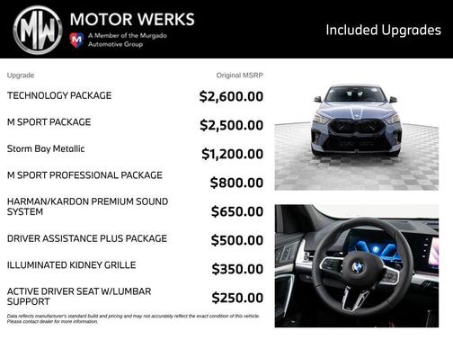 Storm Bay Metallic 2026 BMW X2 xDrive28i