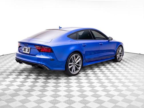 Sepang Blue Pearl Effect 2018 Audi RS 7 4.0T Performance