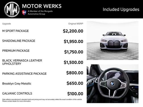 Brooklyn Grey Metallic 2026 BMW i4 Gran Coupe xDrive40