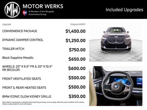 Black Sapphire Metallic 2026 BMW X3 30 xDrive