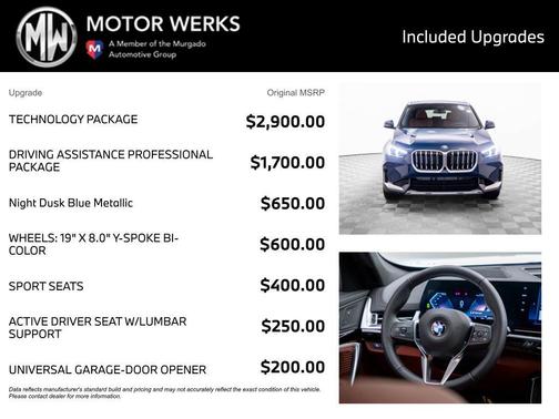 Night Dusk Blue Metallic 2026 BMW X1 xDrive28i