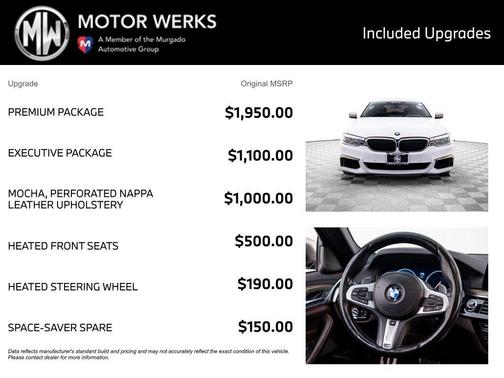 Alpine White 2019 BMW M550 i Xdrive