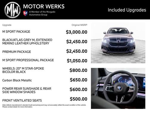 Carbon Black Metallic 2027 BMW 540 i xDrive