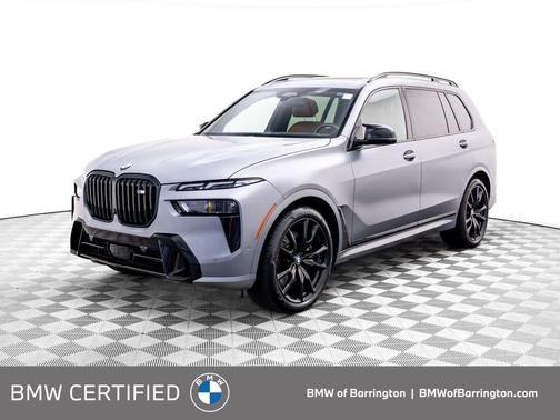 Frozen Pure Grey Metallic 2024 BMW X7 M60i