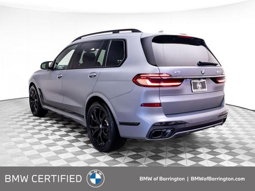 Frozen Pure Grey Metallic 2024 BMW X7 M60i