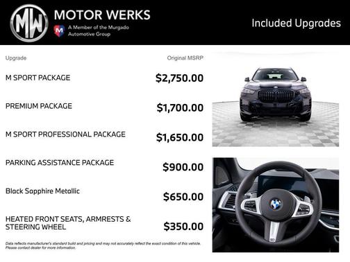 Black Sapphire Metallic 2026 BMW X5 xDrive40i