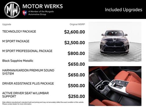 Black Sapphire Metallic 2026 BMW X2 xDrive28i