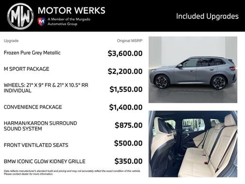 Frozen Pure Grey Metallic 2025 BMW X3 30 xDrive