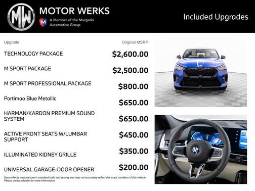 Portimao Blue Metallic 2026 BMW X2 xDrive28i