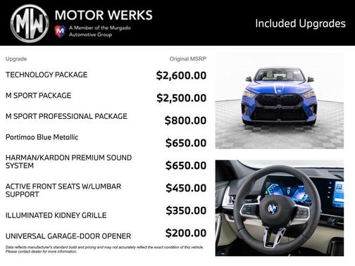 Portimao Blue Metallic 2026 BMW X2 xDrive28i