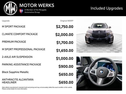 Black Sapphire Metallic 2026 BMW X5 xDrive40i
