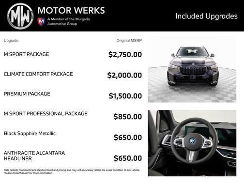 2026 BMW X5 PHEV xDrive50e