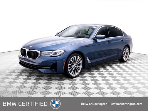 Arctic Race Blue Metallic 2023 BMW 540 i xDrive