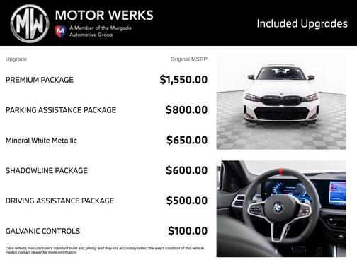 Mineral White Metallic 2026 BMW M340 xDrive NA