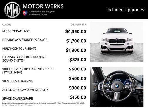 Alpine White 2018 BMW X6 xDrive35i