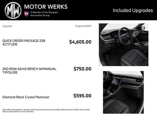 Diamond Black Crystal Pearlcoat 2024 Jeep Grand Cherokee L Altitude