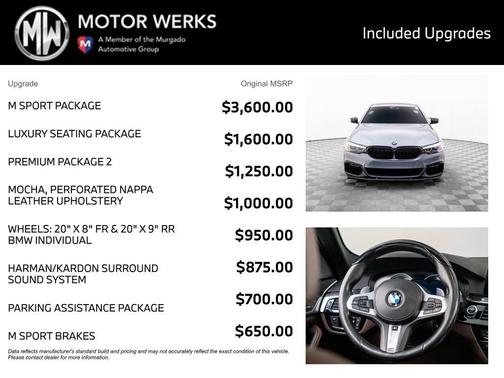 Bluestone Metallic 2019 BMW 540 xDrive