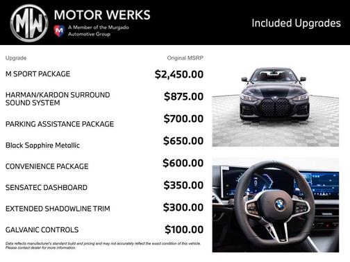 Black Sapphire Metallic 2026 BMW 430 i xDrive