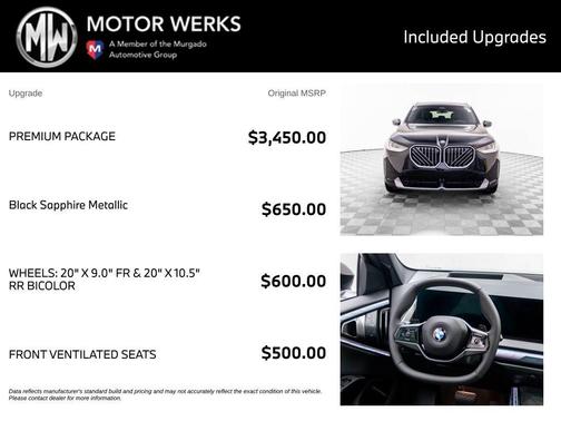Black Sapphire Metallic 2026 BMW X3 30 xDrive