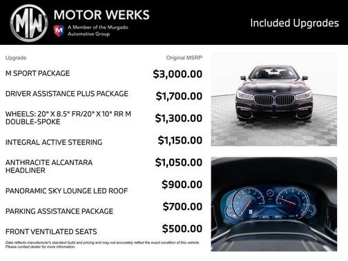 Black Sapphire Metallic 2019 BMW 750 i xDrive