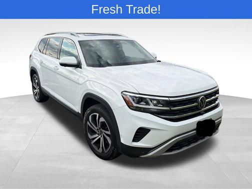 White 2021 Volkswagen Atlas 3.6L SEL Premium