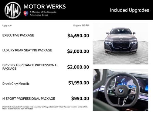 Dravit Grey Metallic 2026 BMW 760 xDrive