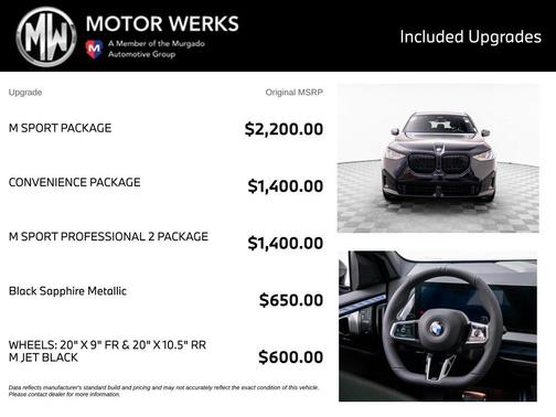 Black Sapphire Metallic 2026 BMW X3 30 xDrive