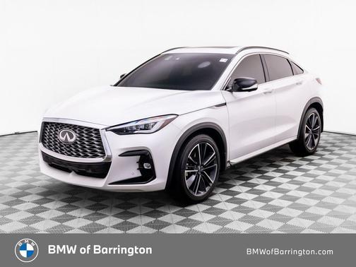 Radiant White 2025 INFINITI QX55 SENSORY
