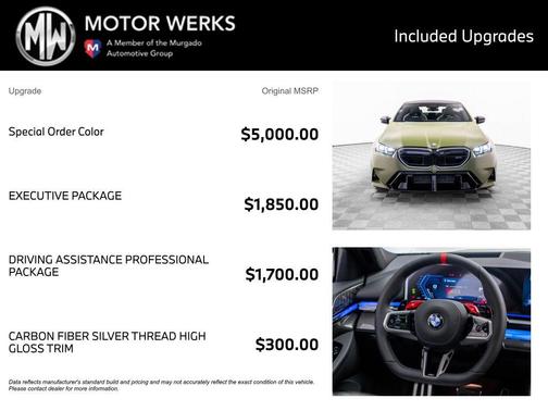 Special Order Color 2027 BMW M5 Base