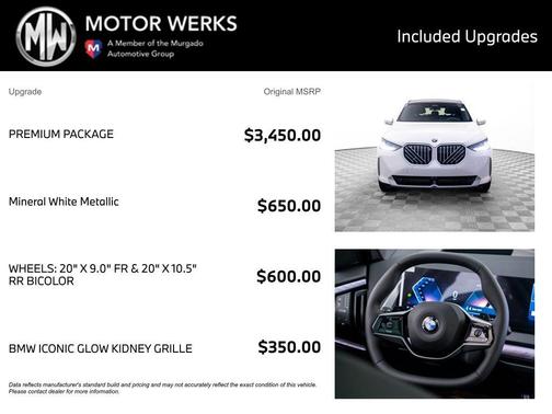 Mineral White Metallic 2026 BMW X3 30 xDrive