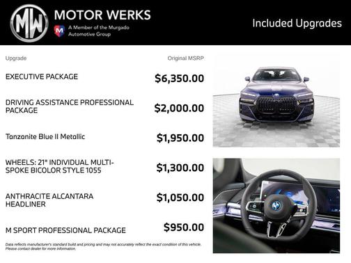Tanzanite Blue II Metallic 2026 BMW 750e i xDrive