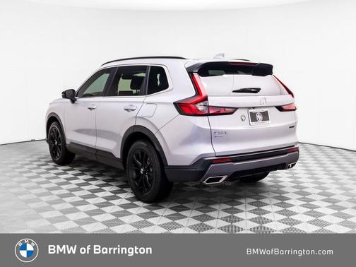 Solar Silver Metallic 2025 Honda CR-V Hybrid Sport AWD