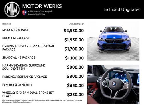 Portimao Blue Metallic 2026 BMW 330 xDrive