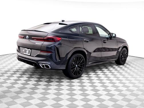 Black Sapphire Metallic 2025 BMW X6 M60i