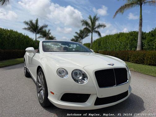 White 2015 Bentley Continental GT V8