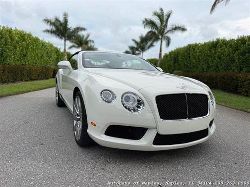 White 2015 Bentley Continental GT V8