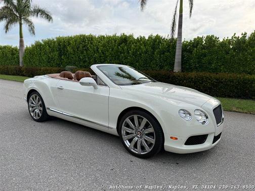 White 2015 Bentley Continental GT V8