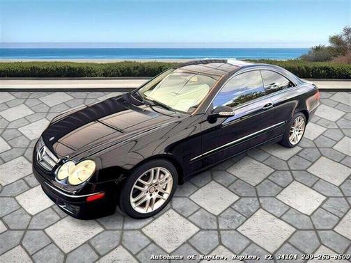 Black 2009 Mercedes-Benz CLK-Class CLK 350