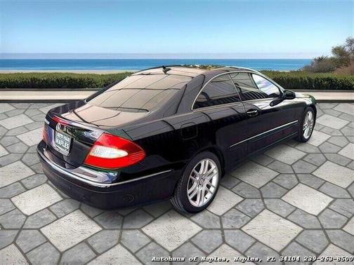 Black 2009 Mercedes-Benz CLK-Class CLK 350