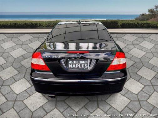 Black 2009 Mercedes-Benz CLK-Class CLK 350