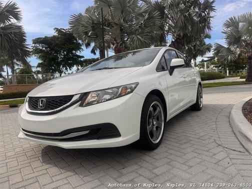 Taffeta White 2013 Honda Civic LX