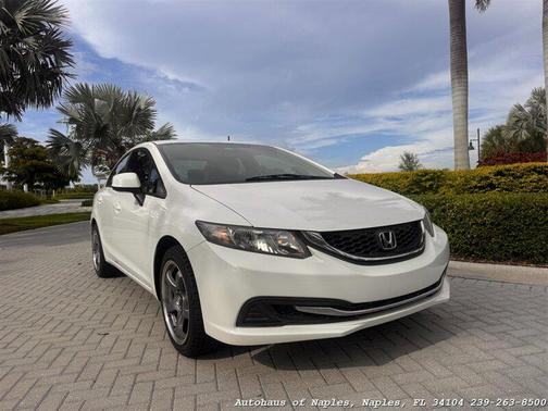 Taffeta White 2013 Honda Civic LX