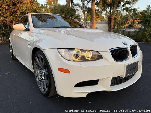 White 2012 BMW M3 Base