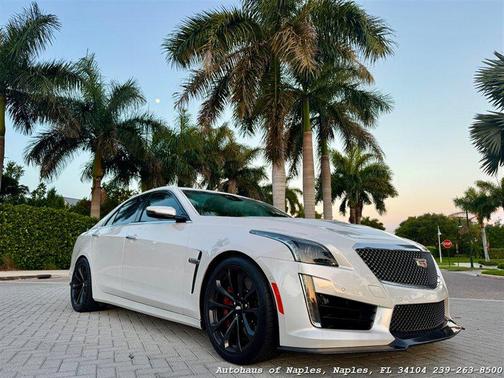 Crystal White Tricoat 2017 Cadillac CTS-V Base